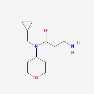 3-amino-N-(cyclopropylmethyl)-N-(tetrahydro-2H-pyran-4-yl)propanamide