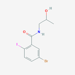 5-bromo-N-(2-hydroxypropyl)-2-iodobenzamide