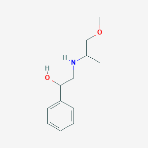 2-((1-Methoxypropan-2-yl)amino)-1-phenylethan-1-ol