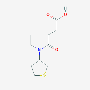 4-(Ethyl(tetrahydrothiophen-3-yl)amino)-4-oxobutanoic acid