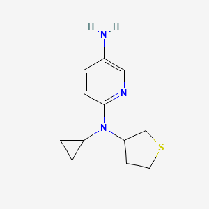 N2-cyclopropyl-N2-(tetrahydrothiophen-3-yl)pyridine-2,5-diamine