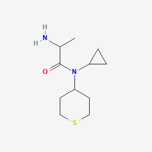 2-amino-N-cyclopropyl-N-(tetrahydro-2H-thiopyran-4-yl)propanamide