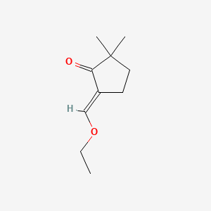 5-(Ethoxymethylene)-2,2-dimethylcyclopentan-1-one