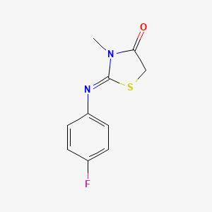 2-[(Z)-4-Fluoro-phenylimino]-3-methyl-thiazolidin-4-one