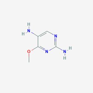 molecular formula C5H8N4O B14915148 4-Methoxypyrimidine-2,5-diamine 