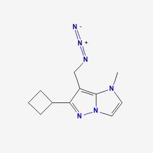 7-(azidomethyl)-6-cyclobutyl-1-methyl-1H-imidazo[1,2-b]pyrazole