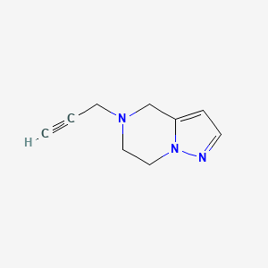 5-(Prop-2-yn-1-yl)-4,5,6,7-tetrahydropyrazolo[1,5-a]pyrazine