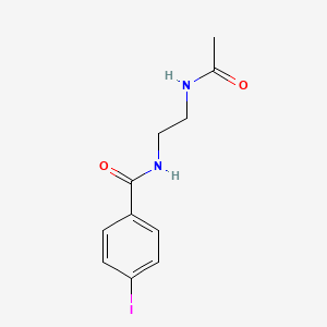 N-(2-acetamidoethyl)-4-iodobenzamide