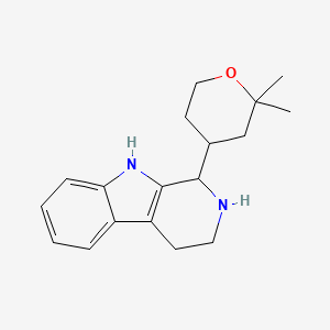 1-(2,2-dimethyltetrahydro-2H-pyran-4-yl)-2,3,4,9-tetrahydro-1H-beta-carboline