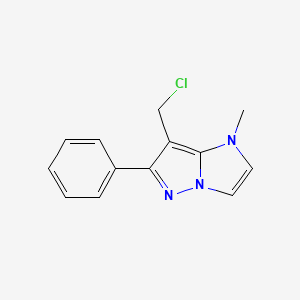 7-(chloromethyl)-1-methyl-6-phenyl-1H-imidazo[1,2-b]pyrazole