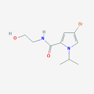 4-Bromo-N-(2-hydroxyethyl)-1-isopropyl-1h-pyrrole-2-carboxamide