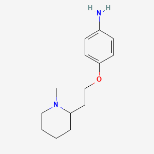 4-(2-(1-Methylpiperidin-2-yl)ethoxy)aniline