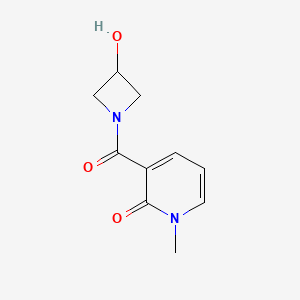 3-(3-hydroxyazetidine-1-carbonyl)-1-methylpyridin-2(1H)-one