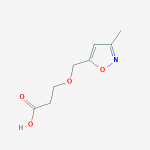 3-[(3-Methyl-1,2-oxazol-5-yl)methoxy]propanoic acid