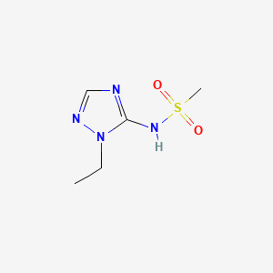 molecular formula C5H10N4O2S B14915340 n-(1-Ethyl-1h-1,2,4-triazol-5-yl)methanesulfonamide 