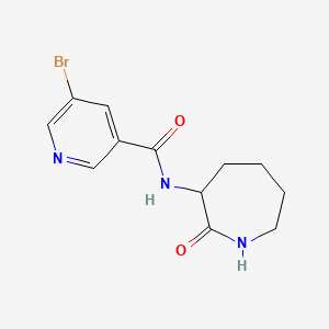 5-Bromo-N-(2-oxoazepan-3-yl)nicotinamide