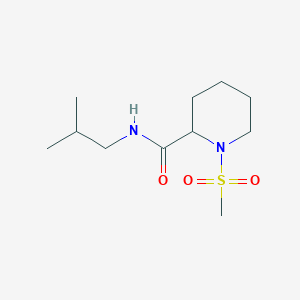 n-Isobutyl-1-(methylsulfonyl)piperidine-2-carboxamide