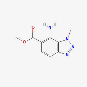 Methyl 7-amino-1-methyl-1H-benzo[d][1,2,3]triazole-6-carboxylate