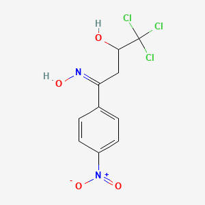 (4Z)-1,1,1-trichloro-4-(hydroxyimino)-4-(4-nitrophenyl)butan-2-ol