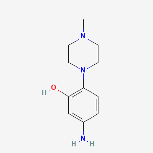 5-Amino-2-(4-methylpiperazin-1-yl)phenol