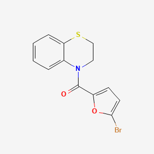 (5-Bromofuran-2-yl)(2,3-dihydro-4h-benzo[b][1,4]thiazin-4-yl)methanone