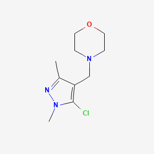 4-((5-Chloro-1,3-dimethyl-1h-pyrazol-4-yl)methyl)morpholine