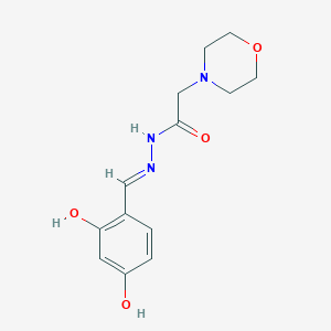 N'-[(E)-(2,4-dihydroxyphenyl)methylidene]-2-(morpholin-4-yl)acetohydrazide