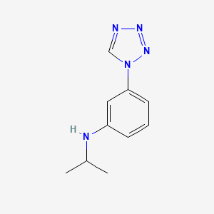 n-Isopropyl-3-(1h-tetrazol-1-yl)aniline