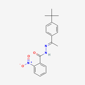 N'-[(1E)-1-(4-tert-butylphenyl)ethylidene]-2-nitrobenzohydrazide