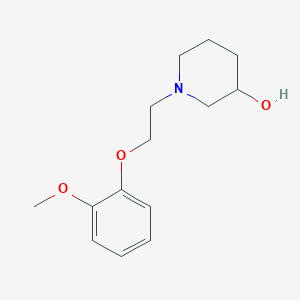 1-(2-(2-Methoxyphenoxy)ethyl)piperidin-3-ol