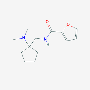 molecular formula C13H20N2O2 B14915660 n-((1-(Dimethylamino)cyclopentyl)methyl)furan-2-carboxamide 