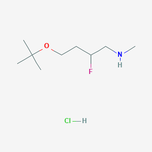[4-(Tert-butoxy)-2-fluorobutyl](methyl)amine hydrochloride