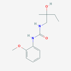 molecular formula C13H20N2O3 B14915694 1-(2-Hydroxy-2-methylbutyl)-3-(2-methoxyphenyl)urea 