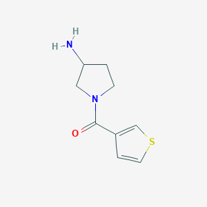 (3-Aminopyrrolidin-1-yl)(thiophen-3-yl)methanone