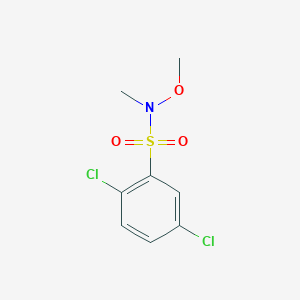 molecular formula C8H9Cl2NO3S B14915786 2,5-dichloro-N-methoxy-N-methylbenzenesulfonamide 