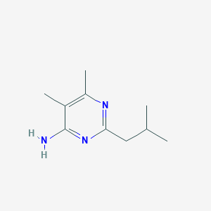 5,6-Dimethyl-2-(2-methylpropyl)pyrimidin-4-amine