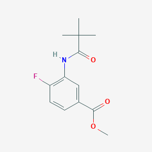 Methyl 4-fluoro-3-pivalamidobenzoate