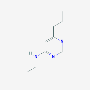 molecular formula C10H15N3 B1491580 N-(prop-2-en-1-yl)-6-propylpyrimidin-4-amine CAS No. 1249839-43-7