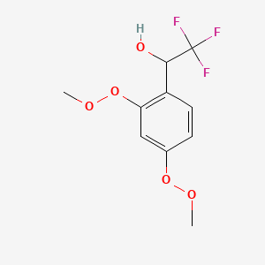 1-(2,4-Bis(methylperoxy)phenyl)-2,2,2-trifluoroethan-1-ol