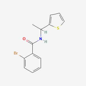 2-Bromo-N-(1-(thiophen-2-yl)ethyl)benzamide