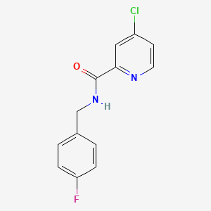 4-Chloro-N-(4-fluorobenzyl)picolinamide