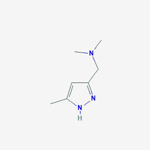 N,N-dimethyl-1-(5-methyl-1H-pyrazol-3-yl)methanamine