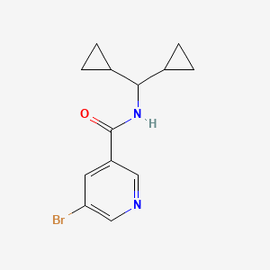 5-Bromo-N-(dicyclopropylmethyl)nicotinamide