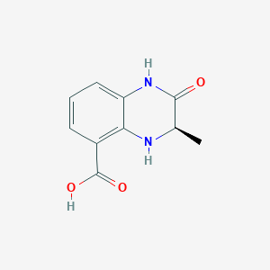 molecular formula C10H10N2O3 B14916030 (R)-3-Methyl-2-oxo-1,2,3,4-tetrahydroquinoxaline-5-carboxylic acid 