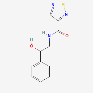 N-(2-hydroxy-2-phenylethyl)-1,2,5-thiadiazole-3-carboxamide