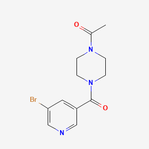 1-(4-(5-Bromonicotinoyl)piperazin-1-yl)ethan-1-one