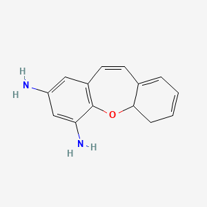 molecular formula C14H14N2O B14916053 5A,6-dihydrodibenzo[b,f]oxepine-2,4-diamine 