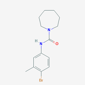 molecular formula C14H19BrN2O B14916057 N-(4-bromo-3-methylphenyl)azepane-1-carboxamide 