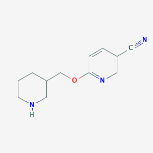 6-(Piperidin-3-ylmethoxy)nicotinonitrile