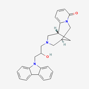 molecular formula C26H27N3O2 B14916095 Serotonin transporter inhibitor 37454 